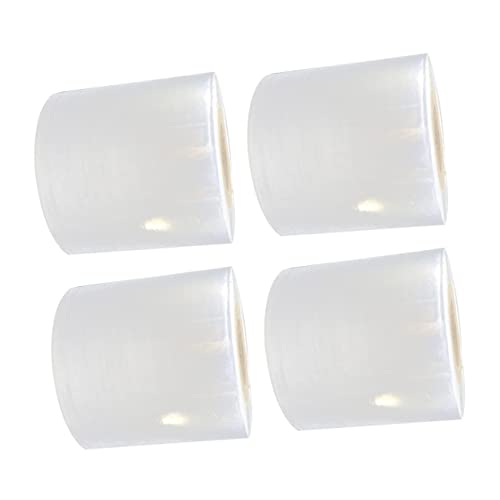 GRIRIW 4pcs Pe Wire Film Stretch Wrap Film for Moving Packing for Pallets (5x14000cm)
