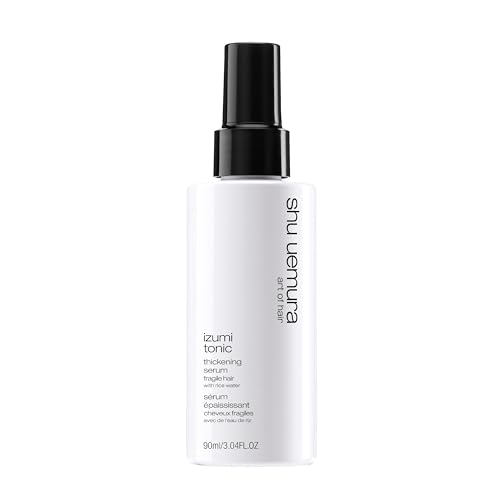 Shu Uemura Art of Hair, Siero per Capelli Ispessente, Per Capelli Fragili, Effetto Rinforzante, Arricchito con Acqua di Riso, Chioma Più Forte e Luminosa, Izumi Tonic, 90 ml