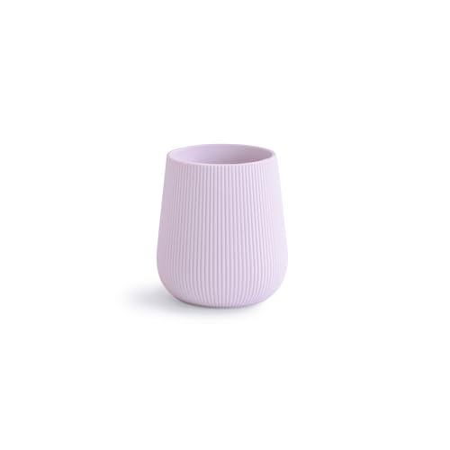 Image of mushie Silicone Baby Starter Training Cup | 6 Months+ (Soft Lilac)