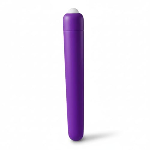 Image of ZYLLION Blush Vibrating Stick Personal Massager - Purple | Ergonomic Design | Multiple Vibration Modes | Quiet & Portable