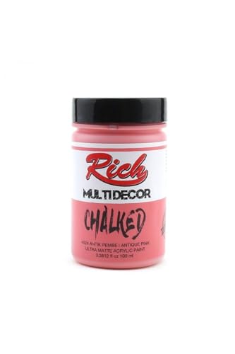 Decor Chalked Akrilik Boya 100 Cc Antik Pembe