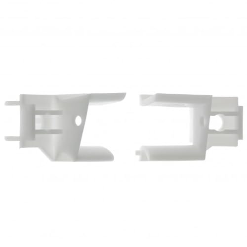 cyclingcolors 2x Persiana enrollable Tulipe modelo Polyréno ZF para lamas de 12 a 15mm PVC blanco Embudo Guía guía Protección Universal Accesorio Persiana