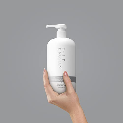 PHILIP KINGSLEY | No Scent No Color Gentle Shampoo | For Sensitive and Delicate Scalps | Sulfate-Free and Fragrance-Free | 33.8oz