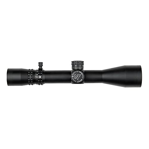 NIGHTFORCENXS 2.5-10x42mm F2 30mm Tube Durable Precise Accurate Black Gun Scope - ZeroStop Parallax Adjustable Second Focal Plane Illuminated Hunting Scope, MIL-R - 10 Mils (C461)