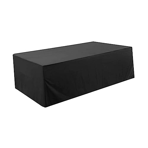 BESPORTBLE 1 Pieza Fundas Para Muebles Calentador Cubierta De Mesa Redonda Al Aire Libre Decoración Lado Fundas Para Sillas De Jardín Solar Muebles De Patio Condujo Asiento Black Poliéster