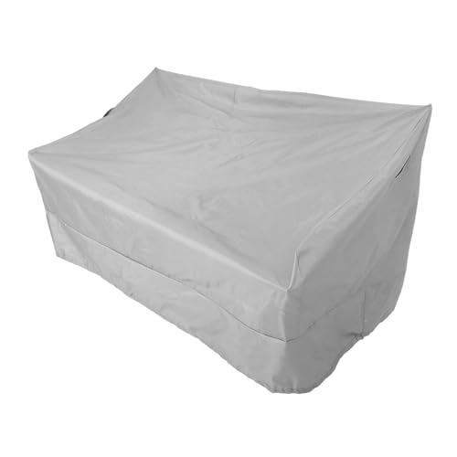 Opiniones de Tela Gris Oxford los mejores 5. 37 DOITOOL Funda para Sofá de Exterior 210D Tela Oxford Gris 147X83X79 CM Protector para Muebles de Jardín y Patio Resistente a Lluvia y Rayos UV