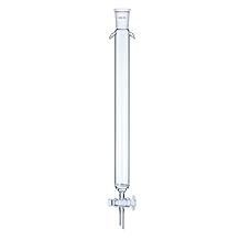 250ml 24/40 Glass Chromatography Column OD=35mm 300mm PTFE Stopcock Lab Glassware