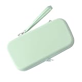 Switch 2 対応 ケース スイッチ2 パステルカラー Silmukka 互換品 かわいい おしゃれ 収納 ゲームカード12枚 ケーブル イヤホンなど収納可能 クリスマス 大容量 ダブルファスナー 耐衝撃 防水 パステル 緑 グリーン