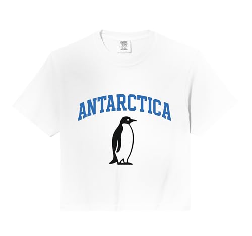 Antarctica Cruise Travel Adventure Expedition Polar Penguin Comfort Colors Crop Top