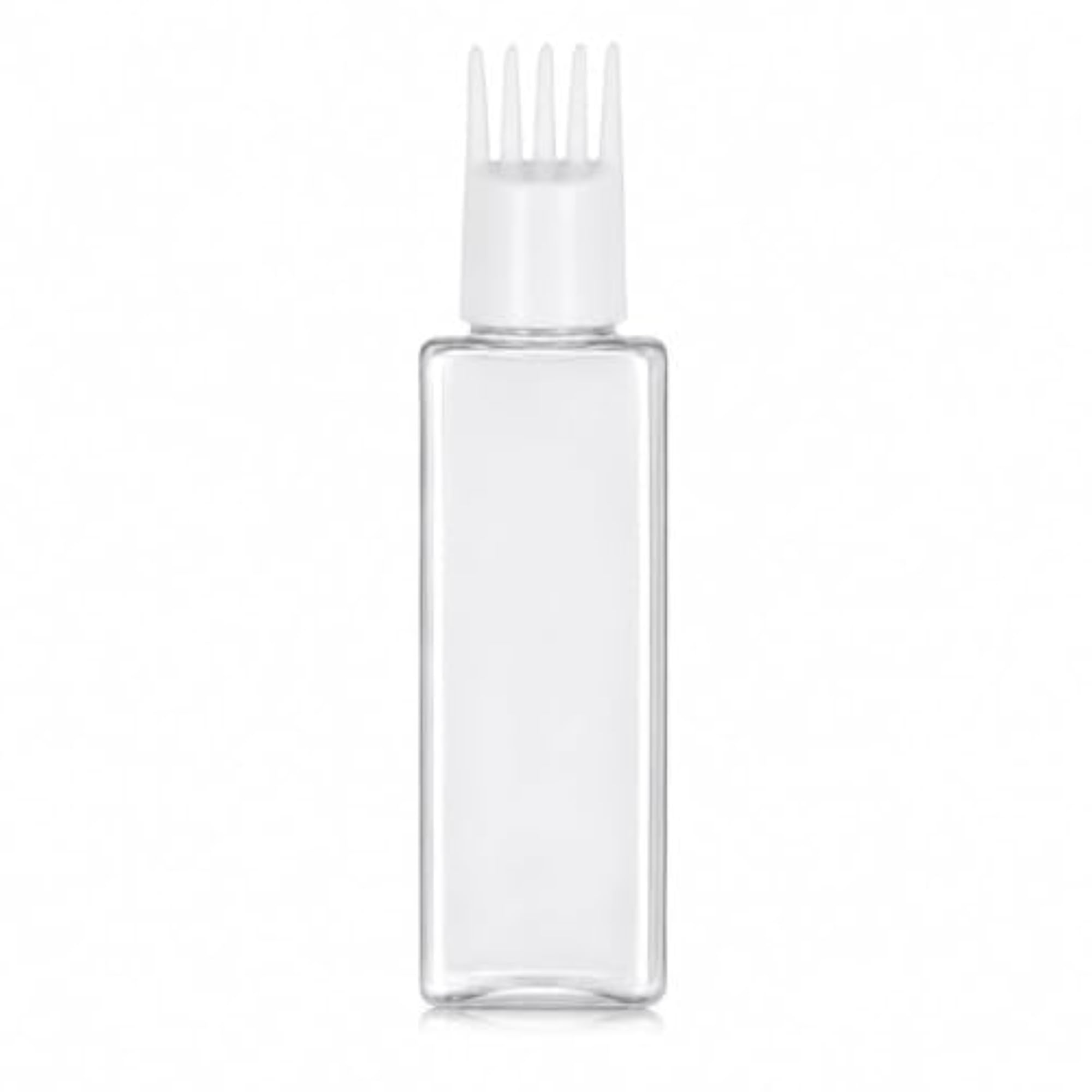 Empty Hair Root Comb Applicator Bottle
