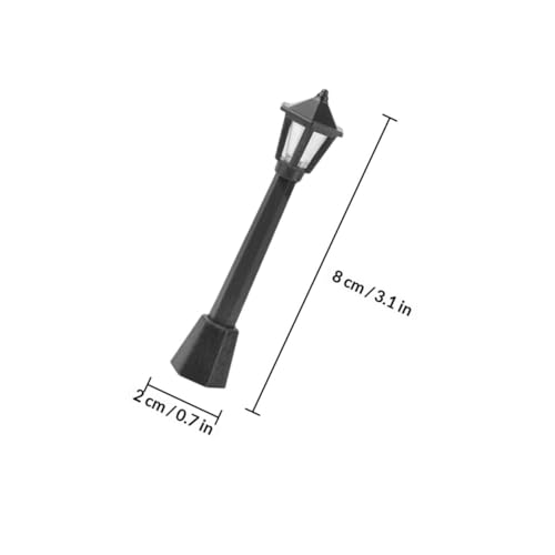 Image of FOMIYES 20Pcs Miniature Street Lamp Model Plastic Tiny Lights for Decoration Micro Landscape DIY Fairy Garden Home Desktop