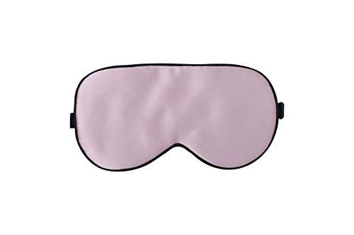Cozysilk 100% Natural Silk Sleep Mask,Adjustable Super-Smooth Soft Eye Mask for Sleep,5 Colors Option (Sleep Mask, Lotus Pink)