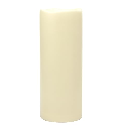 Bougie sans flamme étanche extérieure grand pilier LED pour lanterne de cour