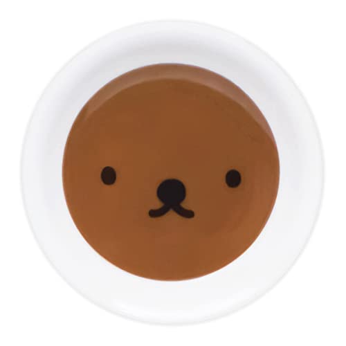 金正陶器 ディック・ブルーナ 「 ミッフィー 」 ポリス 小皿 プレート 約9cm フェイスアップ 409127 ブラウン