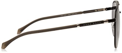 BOSS 1130/S Occhiali da Sole, Matte Black, 61 Uomo...