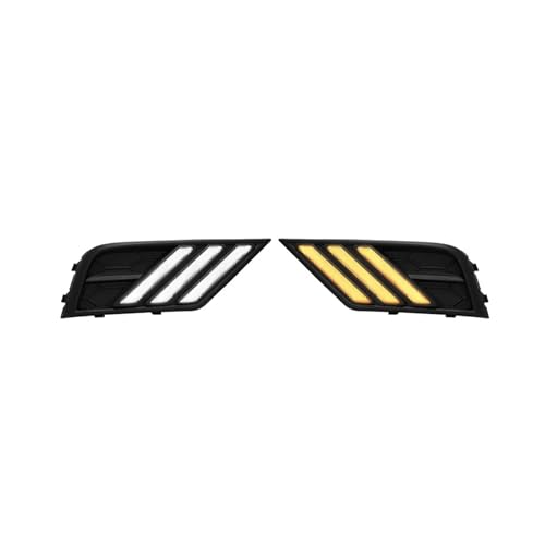 Antibrouillard LED VW Tiguan 17-19 à clignotant intégré et double couleur