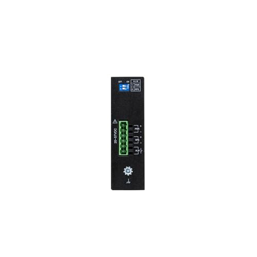 Image of MS1-L05G01F. Industrial Network Switch, 5-Port Lite-Managed, RJ45 /SFP Interface, 1.22x5.35x4.31 inch, 0.62 lb, DIN-Rail Mount, Metal Housing, 20-57 VDC.