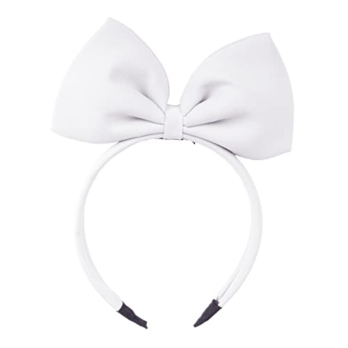 Hovebeaty Hair Band Bow Headbands Headdress For Women And Girls, Perfect Hair Accessories For Party And Cosplay (White) #TOP13