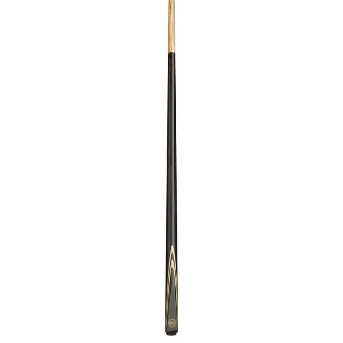 BCE Unisex FF200-2 Piece Ash Snooker Cue – 57" (145cm), Black Butt & Natural Wood Shaft - with Soft Case