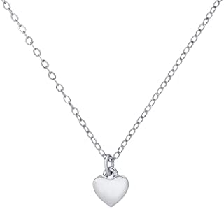 Ted Baker Hara Tiny Heart Pendant Necklace - Silver or Rose Gold Tone Options