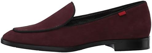 Marc Joseph New York Women's Leather Made in Brazil Butler Street Venetian Loafer, Wine Nubuck, 7 | Image 6