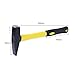 KALLORY 500G Handle Hammer Durable Plastic Coated Fitter Hammer with Shock Cushioning for Engineers Workers and Tool Makers Steel Construction