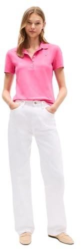 Image of Tommy Hilfiger Women's Solid Short Sleeve Pique Polo Shirt