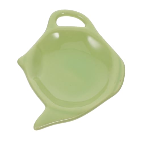 VOSAREA Teapot Shape Tea Bag Tray Ceramic Teabag Dish for Kitchen Storage Holder