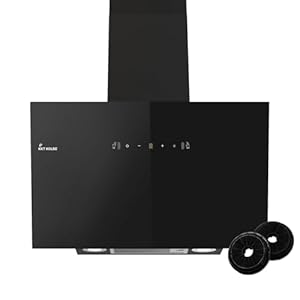 Campana extractora de 80 cm | Campana de pared | Sin Cabeza | Capucha oblicua | SensorTouch | TRIO8015B