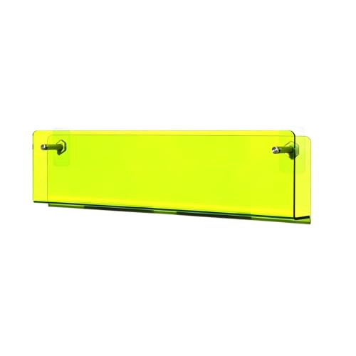 Étagère murale flottante en acrylique de 40 à 120 cm de longueur pour rangement de livres