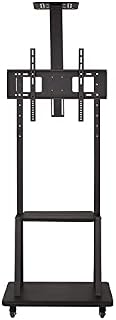 32 to 75 Inch LED TV Trolley Cart Display Interactive Panel with Wheels 75 Kgs Load Capacity Price In India
