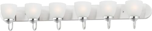 Maxim Lighting 11386FTPC Axis 6-Light Strip Bath Vanity, Polished Chrome