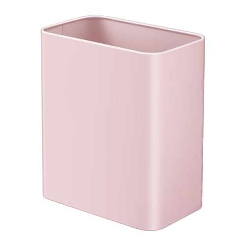 TIPGO Small Bathroom Trash Can, 2.1 Gallons, Under Sink Wastebasket, Pink
