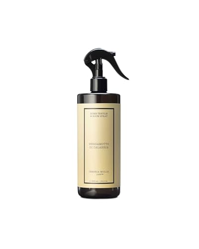 Garden Center Shop | Cerería Mollá 1899 | Spray Textil Bergamotto Di Calabria 500 mL | Ambientador para ropa y hogar | Fragancia cítrica fresca | Uso diario sin residuos