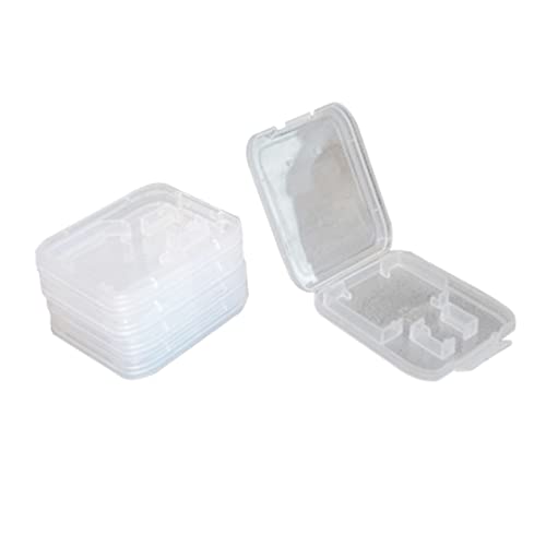 Gatuida 5pezzi Custodia Trasparente Per Schede e Micro Porta Schede Memory Holder Resistente Per Flash Memory Card e Accessori Fotografia