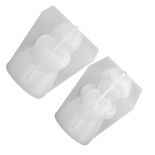ibasenice Moldes de Silicona para Resina Epoxi 2 Piezas Molde de Ángel Niña y Reutilizable para Manualidades Decoración Navideña Bodas y Proyectos DIY