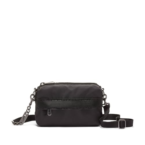 NIKE CW9304-010 Sportswear Futura Luxe Gym Bag Women’s Black/Black/White 1SIZE, Black/Black/White, One Size, Sport