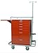MSEC by Harloff, Quick Ship Program, Tall Emergency Crash Cart Specialty Package - Red