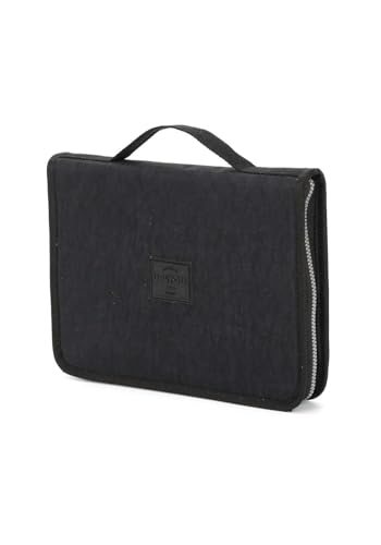 Estojo de Tecido, Up4you Crinkle, Pasta, 1 Zíper, Preto - Luxcel