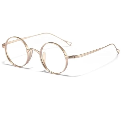 Monture de lunettes de soleil ovale rétro titane anti corrosion