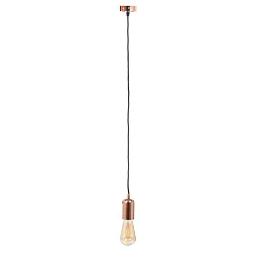Paris Prix - Lampe Suspension Déco vintage 9cm Cuivre
