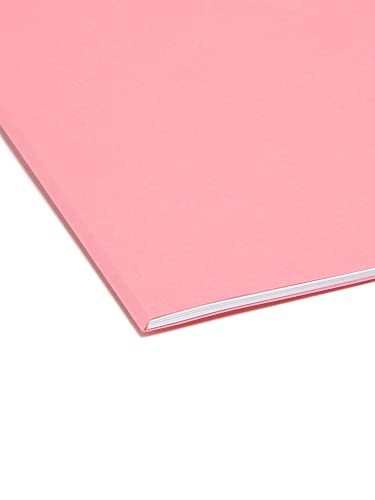 Smead Supertab File Folder, Oversized 1/3-Cut Tab, Letter Size, Dark Pink, 12 Per Pack (11819) #TOP4