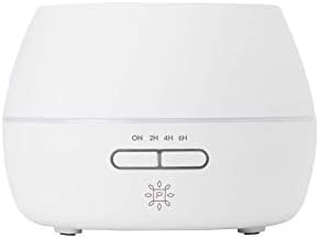 THE PURE COMPANY 10oz Aromatherapy Diffuser, Ultrasonic Mist, Essential Oil Vaporizer, Adjustable Timer and Auto-safety Shut-off, Whisper-quiet, Mood enhancing white LED light, dual level mist output