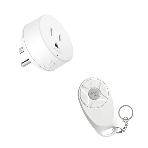 Image of Greencycle Remote Control Outlet with 3-Channel IP66 Wireless Switch
