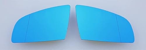Para Audi A3 A4 A6 SET Espejos Retrovisor asféricos azul térmicos, ángulo muerto Cover