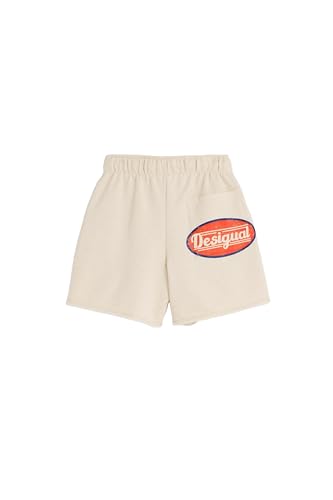 Shorts Desigual niño blanco talla 7 8 años en algodón cómodo 2