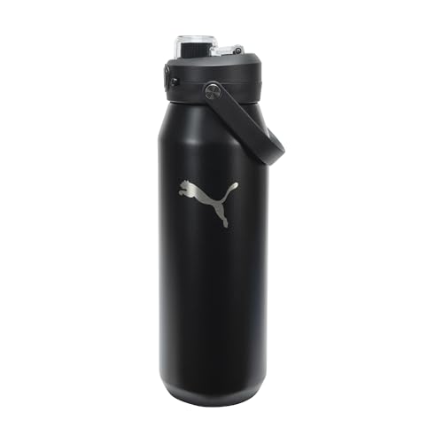 Image of PUMA unisex-adult 32oz Insulated Stainless Steel Water Bottle With Carry Handle