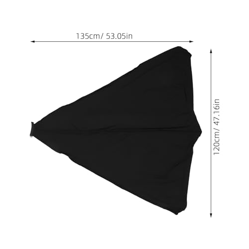 Cache câbles pour enceinte noir en coton extensible de qualité studio - 2