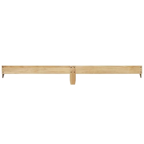 Image of Dream On Me Universal Crib to Full Size Bed Conversion Kit, Solid Wood Bed Rails for Select Convertible Cribs, Strong & Stable Support, Natural