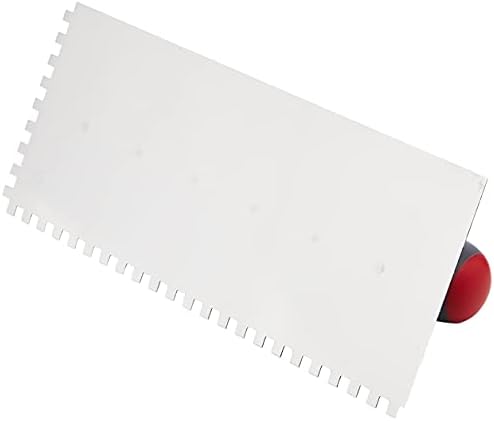 Faithfull SGTNOT6SS Soft Grip Notched Trowel Stainless Steel 11 x 4 1/2-inch